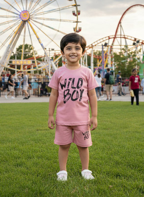 Toddly Baby Boys & Baby Girls Casual T-shirt Shorts(Multicolour)