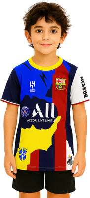 BUGOAT Boys & Girls Casual T-shirt Shorts(Multicolor)