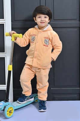 The RN creation Baby Boys Casual Track Suit Track Suit(Orange)