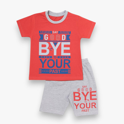 StyleDust Baby Boys & Baby Girls Daisy Casual T-shirt Capri(Good Bye Pink)