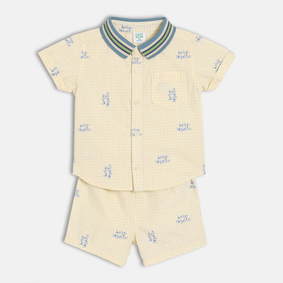 MINI KLUB Baby Boys Casual Shirt Shorts(Multicolor)