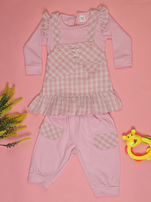 V-MART Baby Girls Casual Dress Legging(Mauve)