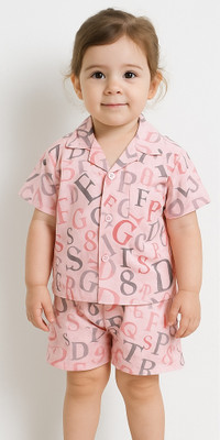 dhairyatraders Baby Boys & Baby Girls Casual Shirt Shorts(Multicolor)