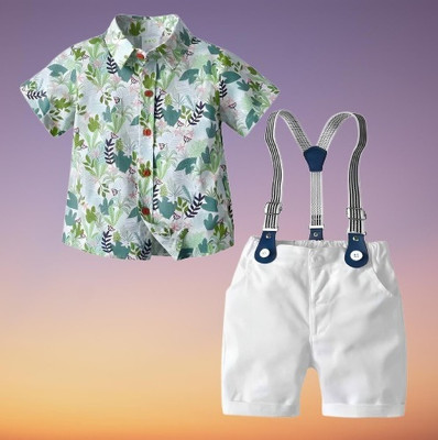KRIYU CREATION Boys Party(Festive) Shirt Pant(MULTI COLOR)