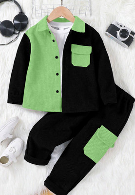 EMBLICA Boys Casual Shirt Pant(PERROT)