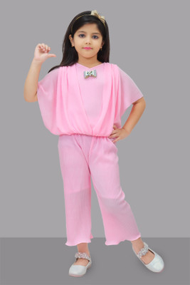 N SHAKIB DRESSES Girls Party(Festive) Top Pant(PINK)