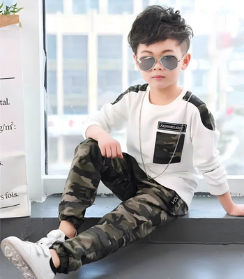 Zikigo Fab Baby Boys & Baby Girls Party(Festive) T-shirt Track Pants(WHITE)