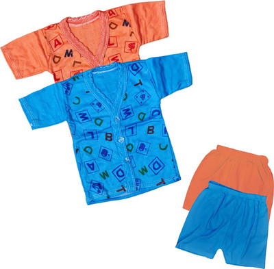 ReshmaaEnter Baby Boys & Baby Girls Casual T-shirt Shorts(D-1-5)