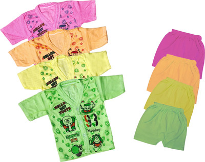 ReshmaaEnter Baby Boys & Baby Girls Casual T-shirt Shorts(E-2-3-4-6)