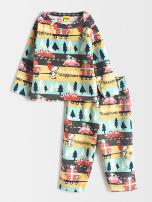 Mi Arcus Baby Boys & Baby Girls Casual Sweatshirt Pyjama(Multicolor)