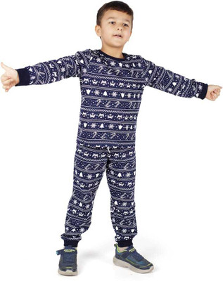 TRESNOVA Boys Casual Top Pyjama(MULTICOLOR)