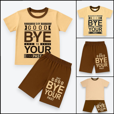 WinsWorld Baby Boys & Baby Girls Daisy Casual T-shirt Capri(Chiku)