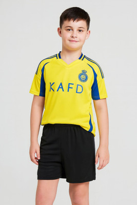 Ryze Boys & Girls Casual T-shirt Shorts(Yellow)