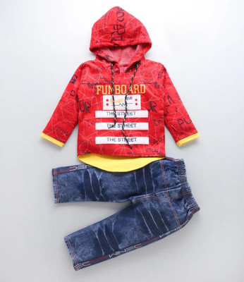 NextGen Baby Boys & Baby Girls Casual Jacket Jeans(RED)