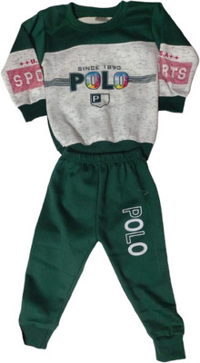 Gulati Hosiery Baby Boys Casual Dress Bodysuit(Green)