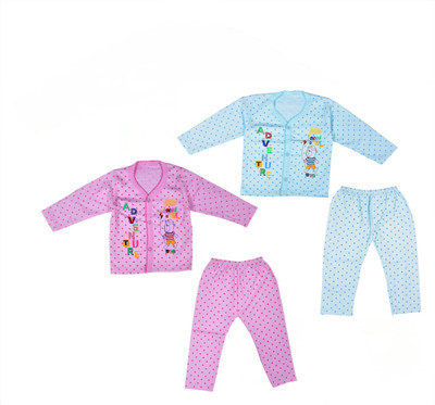 Shyamcollections Baby Boys & Baby Girls Party(Festive) T-shirt Shorts(Multicolor)