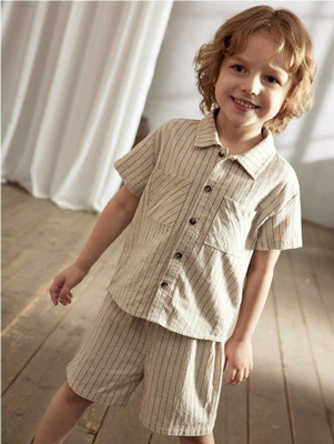 LYTO Boys & Girls Party(Festive) Dress Shorts(Biege)