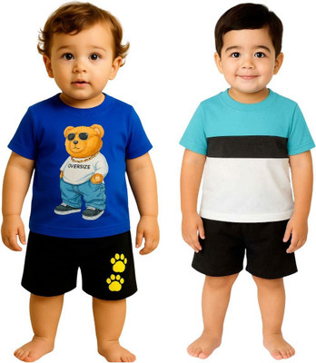 SEGRO Baby Boys & Baby Girls Casual T-shirt Shorts(ROYAL)