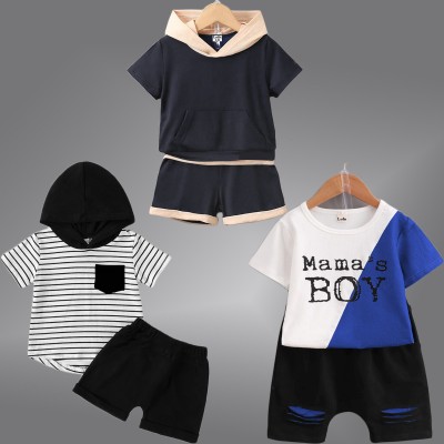 Lofn Baby Boys & Baby Girls Casual T-shirt Shorts(Multi)