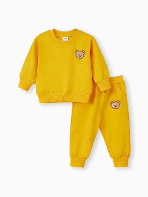 MAA KHODAL CREATION Baby Boys & Baby Girls Casual Sweatshirt Sweatpant(MUSTER)