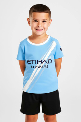 Ryze Boys & Girls Casual T-shirt Shorts(Blue)