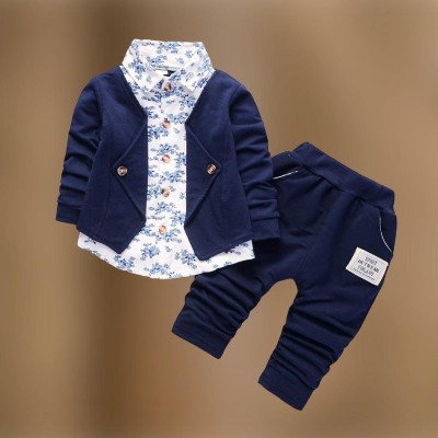 Fabizza Baby Boys Party(Festive) Jacket Pant(Blue)