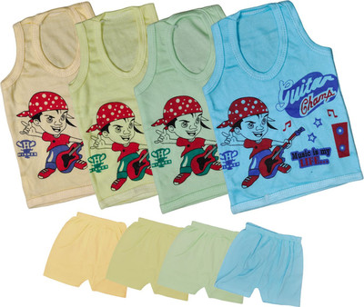 ReshmaaEnter Baby Boys & Baby Girls Casual T-shirt Shorts(A-1-3-4-5)