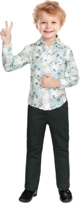 Meena and company Boys Casual Shirt Pant(Multicolour2)