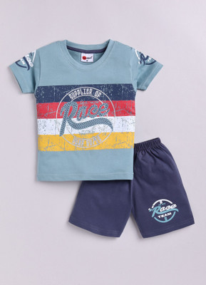 Mars Infiniti Boys Casual T-shirt Shorts(Sea Green)