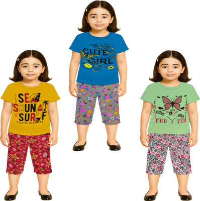 NK TRENDZ Girls Casual Pyjama Pyjama(YW-BL-PIS)