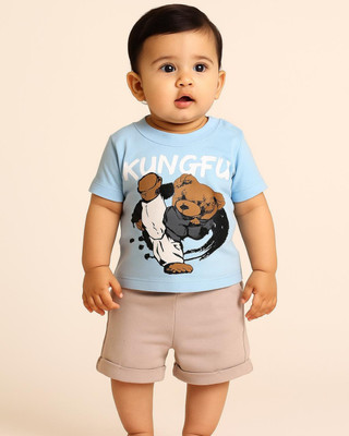 LIVEAPPARELS Baby Boys Casual T-shirt Shorts(MULTICOLOR)