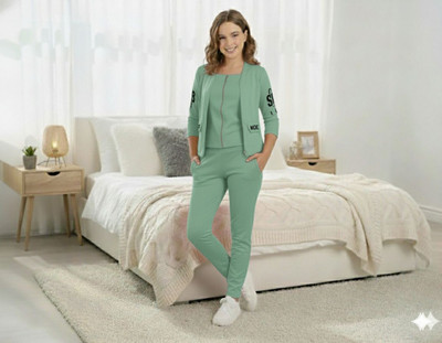 Belvik Girls Casual Dress Pant(Light Green)