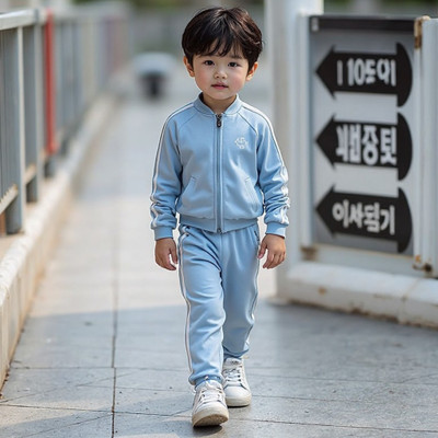 kidscuddles Baby Boys & Baby Girls Casual Sweatshirt Track Pants(Light Blue)