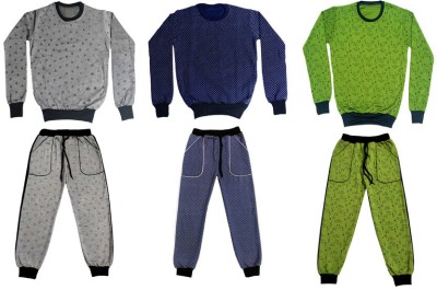 IndiWeaves Girls Casual Sweatshirt Track Pants(Multicolor)