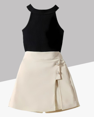 menvy Girls Party(Festive) Top Shorts(BLACK)