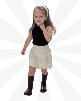 RIYANSHI Girls Party(Festive) Top Shorts(BLACK)