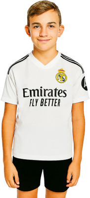 BUGOAT Boys & Girls Casual T-shirt Shorts(White)