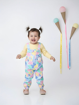 BABY'S DAY Baby Girls Casual Romper T-shirt(Lemon)