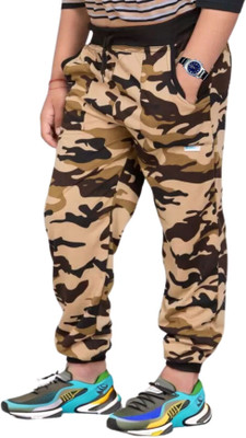 Ticoss Track Pant For Boys(Brown, Pack of 1)