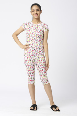 SINI MINI Girls Casual T-shirt Capri(MPK_AOP)