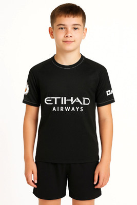 Ryze Boys & Girls Casual T-shirt Shorts(Black)
