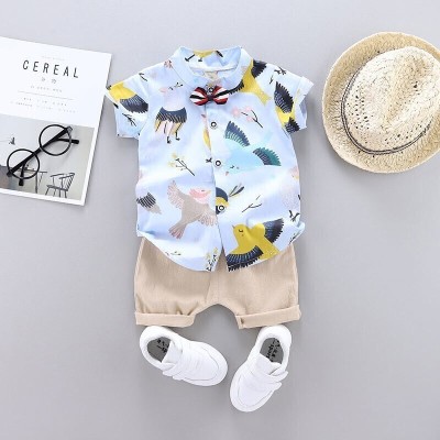 Woxaa Boys Party(Festive) Shirt Shorts(SKY CHIKU)