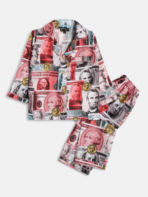 Bella Moda Boys Party(Festive) Coat Pyjama(Multicolor)