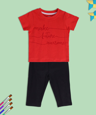 MINI KLUB Baby Boys Casual T-shirt Trouser(Multicolor)