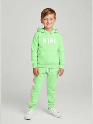 PORPY Boys Casual T-shirt Track Pants(PERROT)