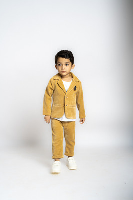 GUSTO Boys Party(Festive) Jacket Trouser(Mustard)