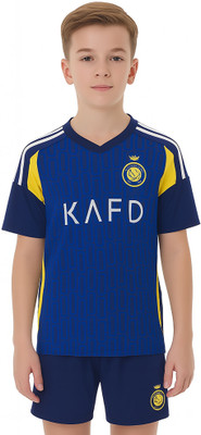 DOSTITCH Boys & Girls Casual T-shirt Shorts(Blue)