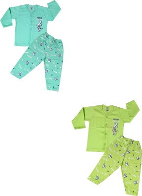 FUNNY BEAR Baby Boys & Baby Girls Casual Dress Dress(MULTICOLOR)