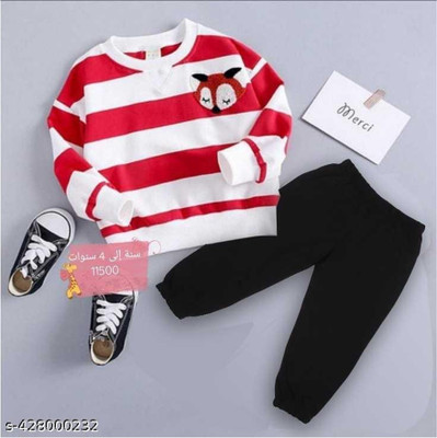 ACTLIVE Boys Casual T-shirt Pant(RED)