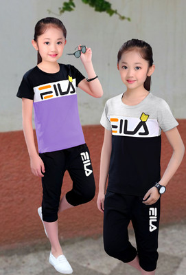 DRUZZEE Baby Boys & Baby Girls Casual T-shirt Three Fourth Pant(BLILAK-TGREY)